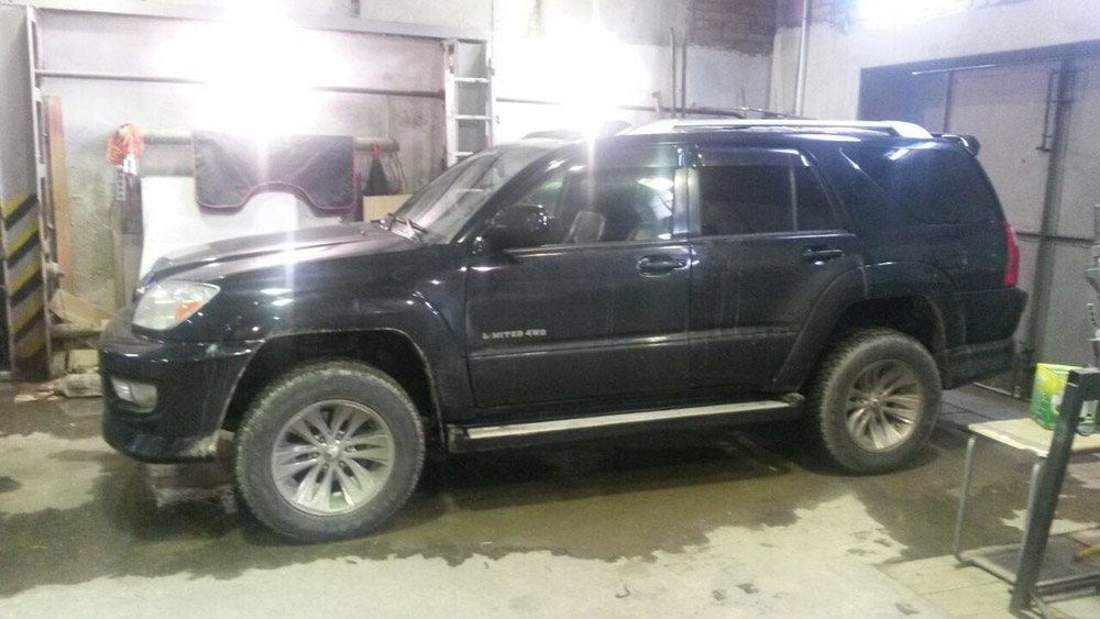 Удаление кислородных датчиков Toyota 4runner 2002