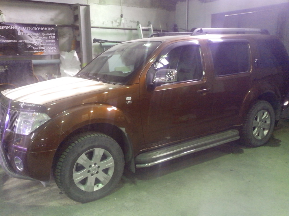 Nissan Pathfinder — отключение кислородных датчиков